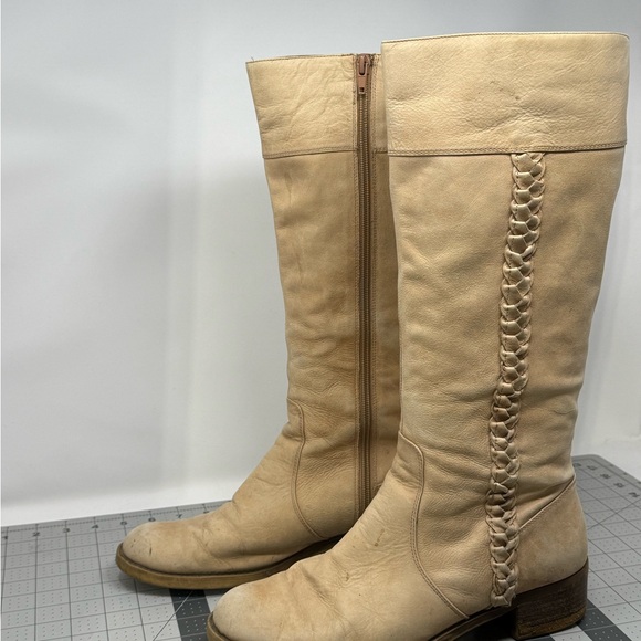 Lucky Brand LP Hatlewx leather riding knee boots sz 10 (DRBMNZ) - Picture 5 of 9